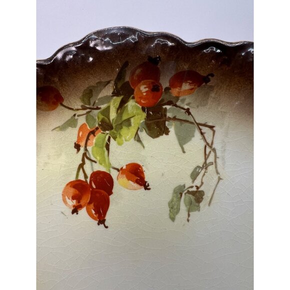 1890's Warwick China round Serving Plater - Picture 3 of 9